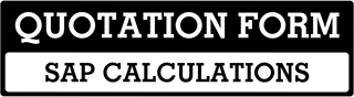 SAP Calculations Quote  For Callow End